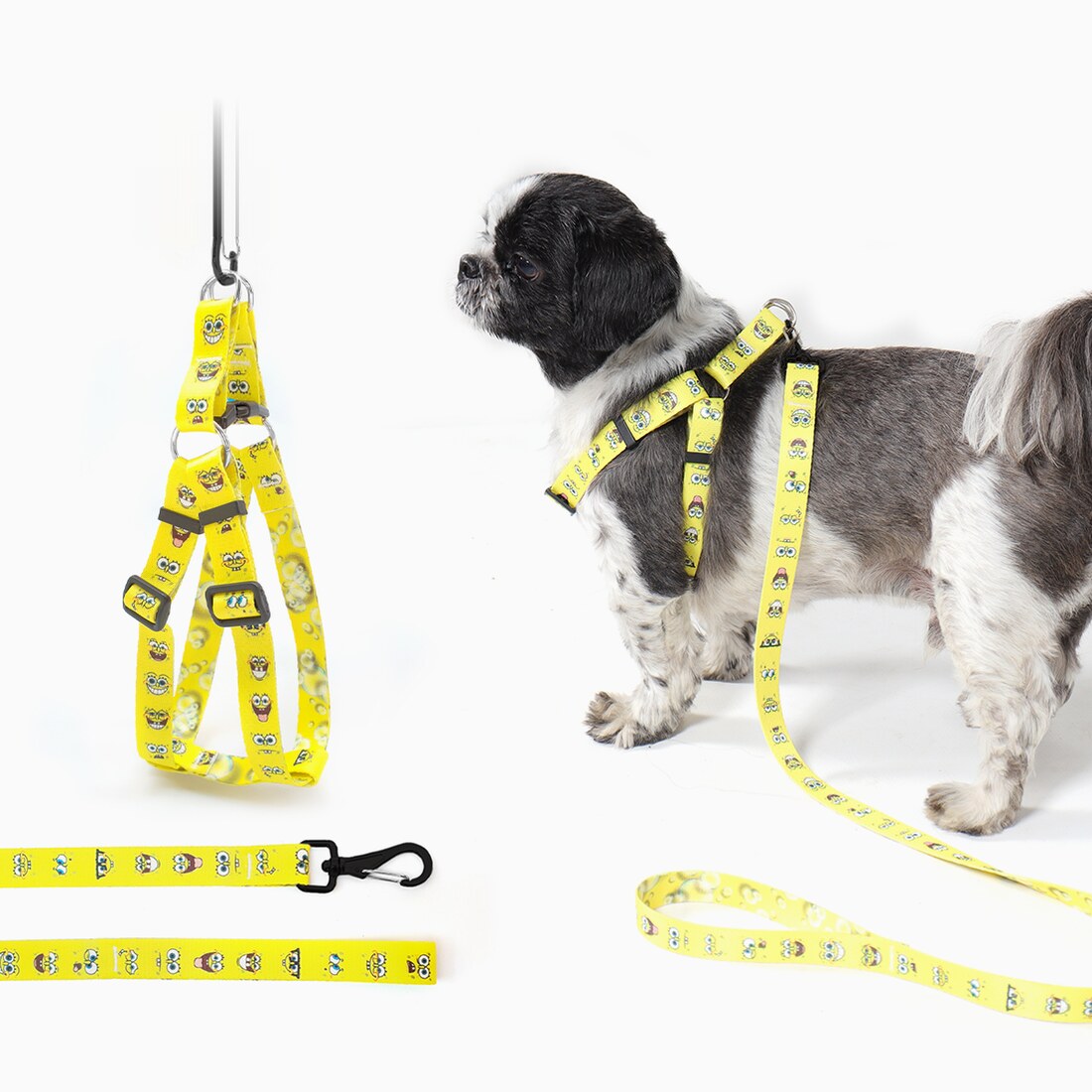 Peitoral para Cachorro Americano com Guia · Fita 2,0 cm